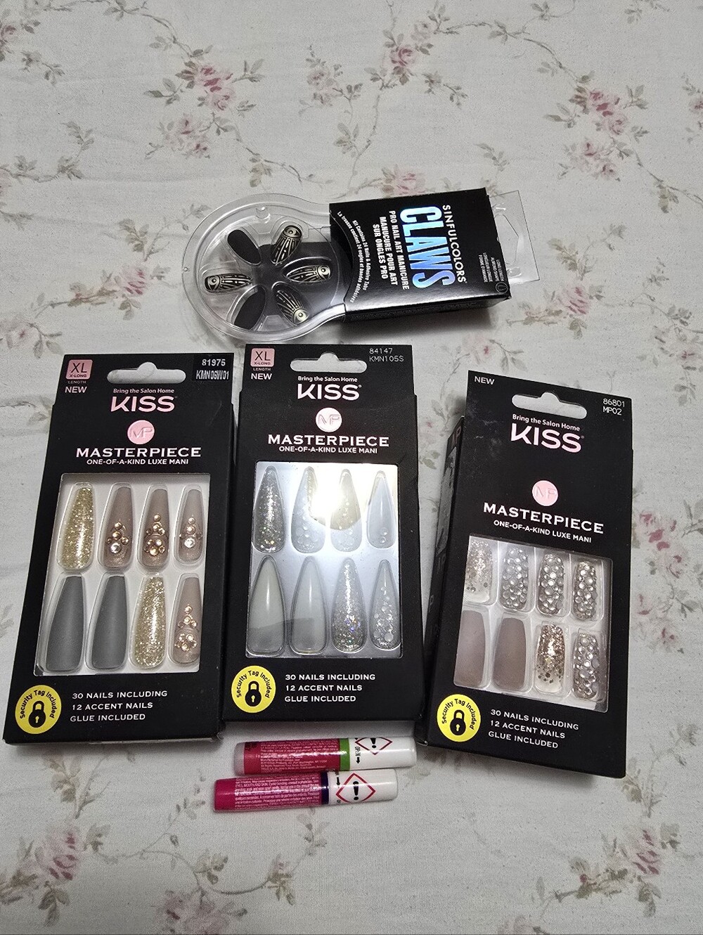 Kiss Masterpiece Lux Press On Nails Bundle